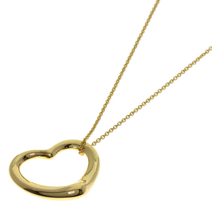 TIFFANY&Co. Open heart Necklace K18 Yellow Gold Ladies [Used]