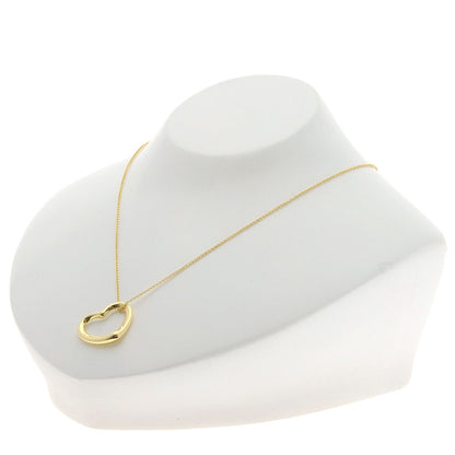TIFFANY&Co. Open heart Necklace K18 Yellow Gold Ladies [Used]