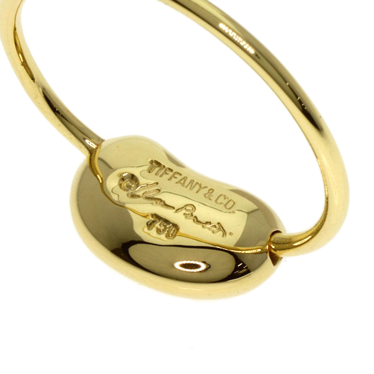 TIFFANY&Co. Bean Ring K18 Yellow Gold Ladies [Used]
