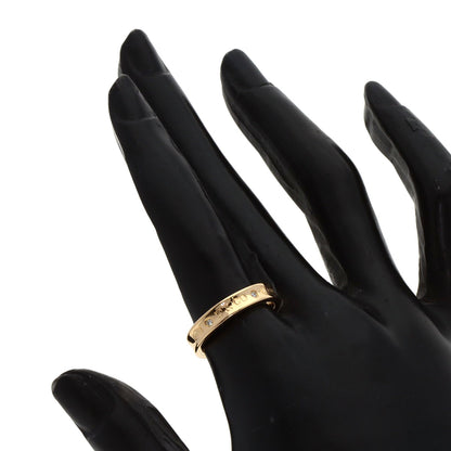 TIFFANY&Co. 1837 Narrow 2P Diamond Ring K18 Pink Gold Ladies [Used]