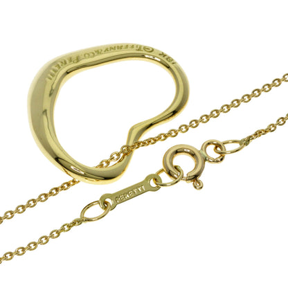 TIFFANY&Co. Open heart Necklace K18 Yellow Gold Ladies [Used]