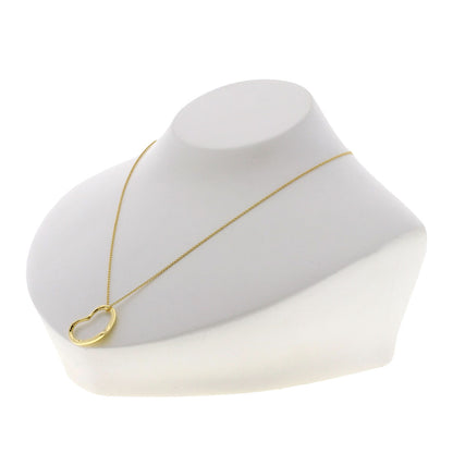 TIFFANY&Co. Open heart Necklace K18 Yellow Gold Ladies [Used]