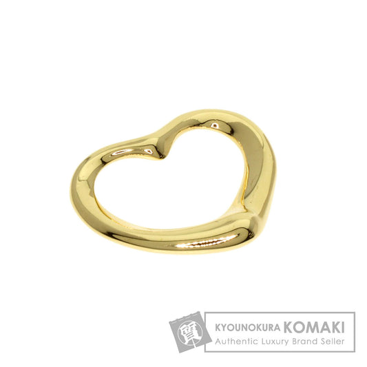 TIFFANY&Co. Open heart Pendant top K18 Yellow Gold Ladies [Used]