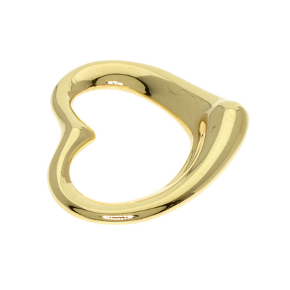 TIFFANY&Co. Open heart Pendant top K18 Yellow Gold Ladies [Used]