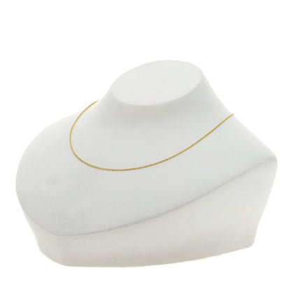 TIFFANY&Co. Chain 14.2" Necklace K18 Yellow Gold Ladies [Used]