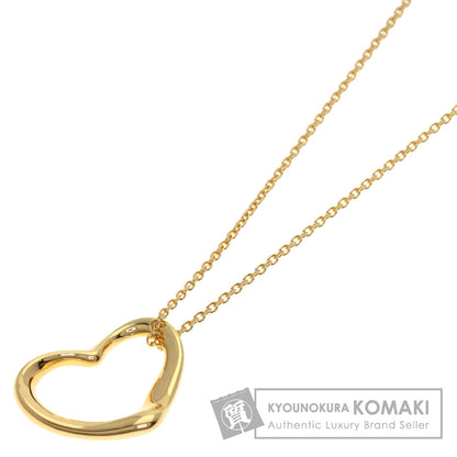 TIFFANY&Co. Open heart Necklace K18 Yellow Gold Ladies [Used]