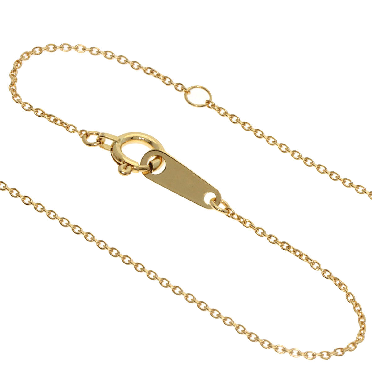 TIFFANY&Co. Open heart Necklace K18 Yellow Gold Ladies [Used]