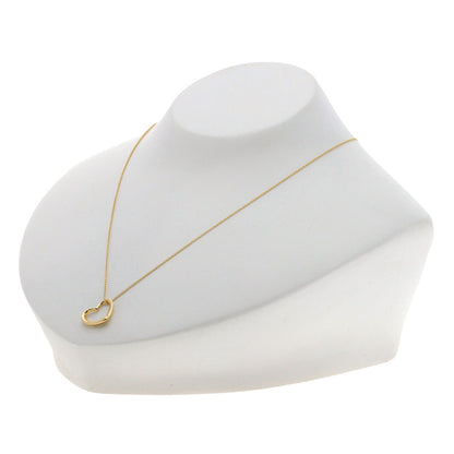 TIFFANY&Co. Open heart Necklace K18 Yellow Gold Ladies [Used]