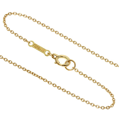 TIFFANY&Co. Open heart Necklace K18 Yellow Gold Ladies [Used]