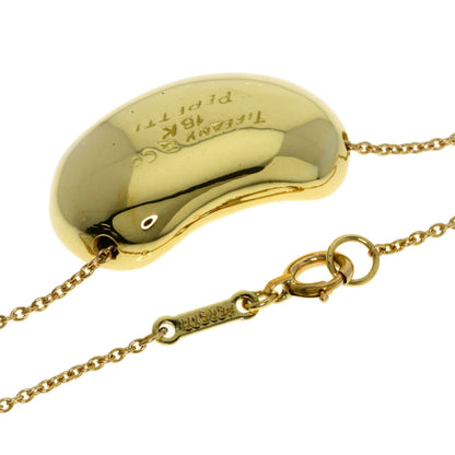 TIFFANY&Co. Bean Necklace K18 Yellow Gold Ladies [Used]