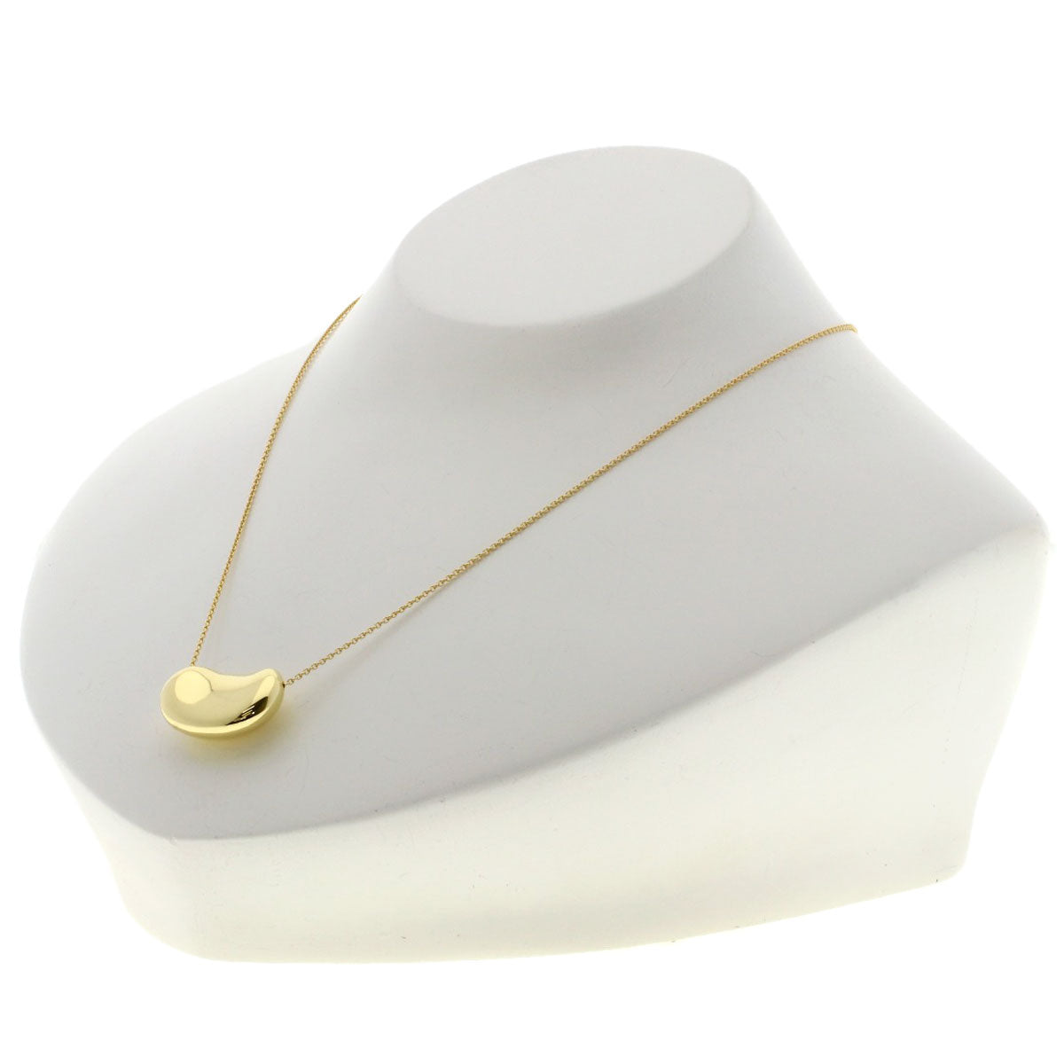TIFFANY&Co. Bean Necklace K18 Yellow Gold Ladies [Used]