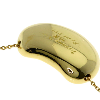 TIFFANY&Co. Bean Necklace K18 Yellow Gold Ladies [Used]