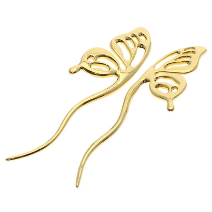 TIFFANY&Co. butterfly Japanese hairpin K18 Yellow Gold Ladies [Used]