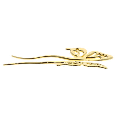 TIFFANY&Co. butterfly Japanese hairpin K18 Yellow Gold Ladies [Used]