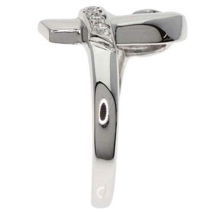 TIFFANY&Co. Loving Heart Diamond Ring K18 White Gold Ladies [Used]