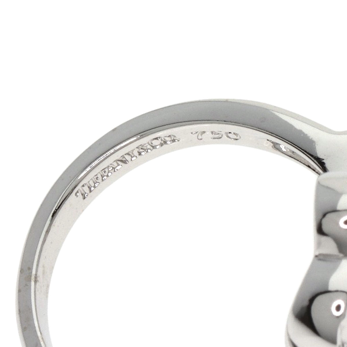 TIFFANY&Co. Loving Heart Diamond Ring K18 White Gold Ladies [Used]