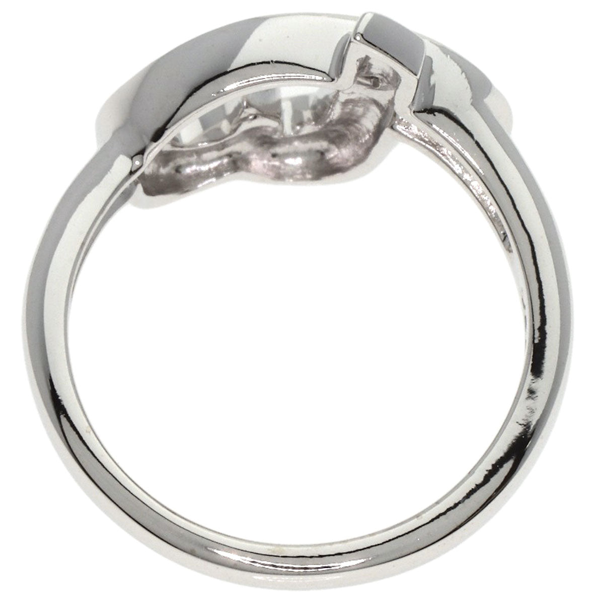 TIFFANY&Co. Loving Heart Diamond Ring K18 White Gold Ladies [Used]