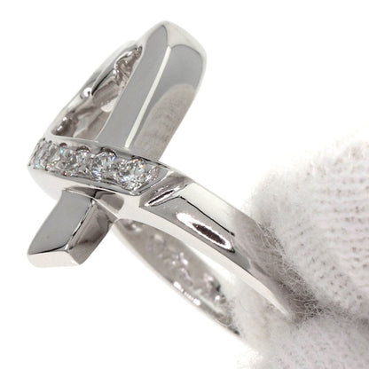 TIFFANY&Co. Loving Heart Diamond Ring K18 White Gold Ladies [Used]