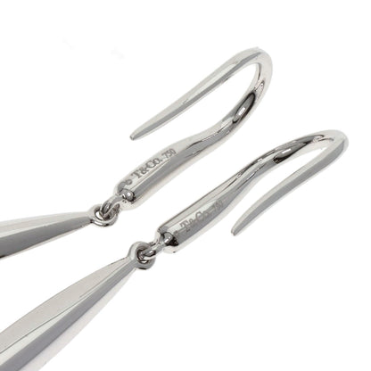 TIFFANY&Co. feather hook earring earring K18 White Gold Ladies [Used]
