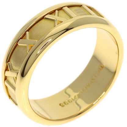 TIFFANY&Co. Atlas Ring K18 Yellow Gold Ladies [Used]