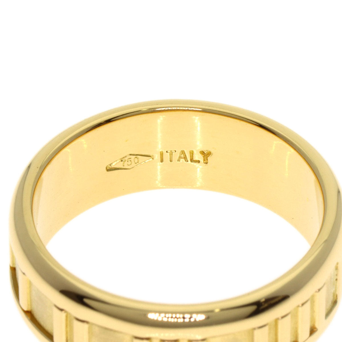 TIFFANY&Co. Atlas Ring K18 Yellow Gold Ladies [Used]