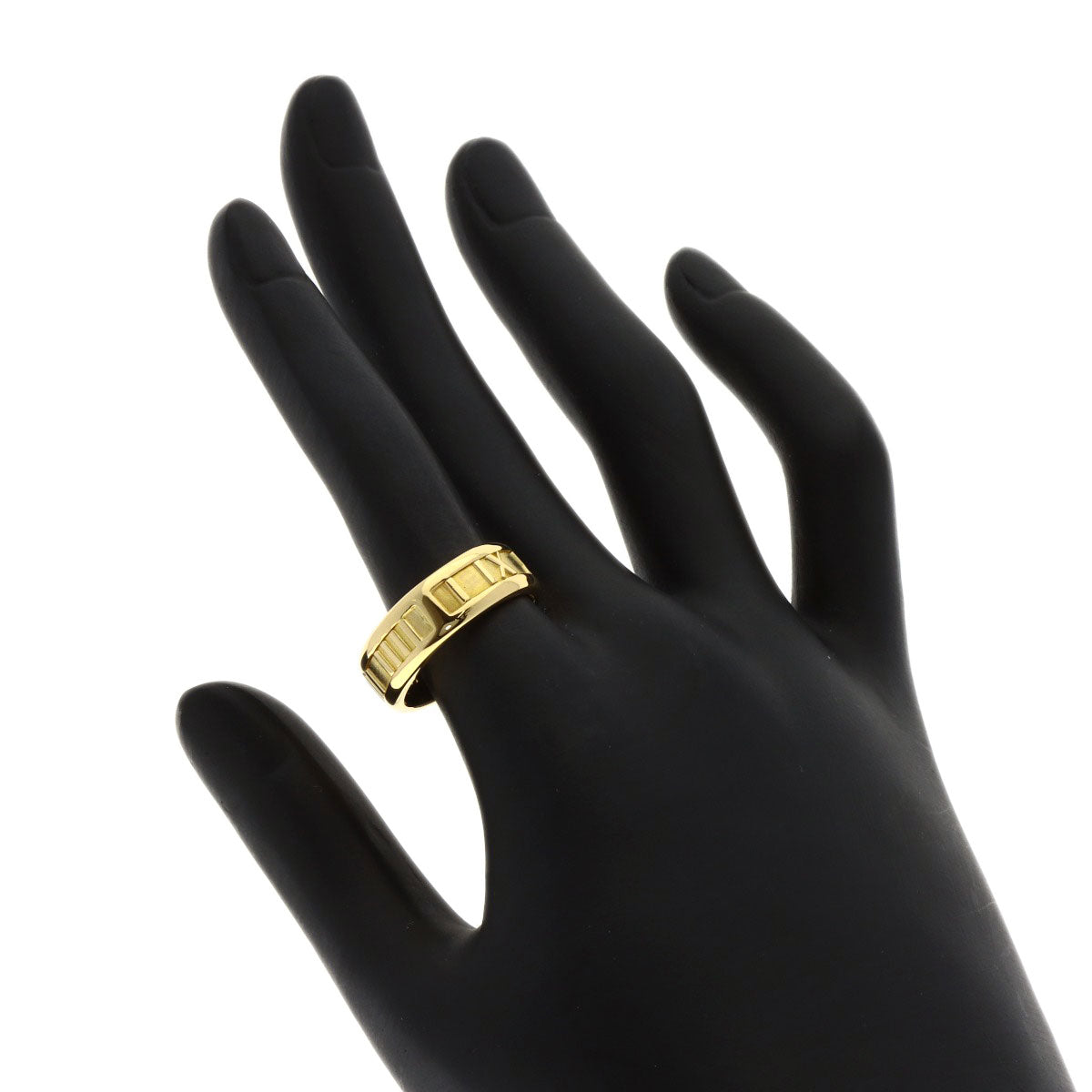TIFFANY&Co. Atlas Ring K18 Yellow Gold Ladies [Used]