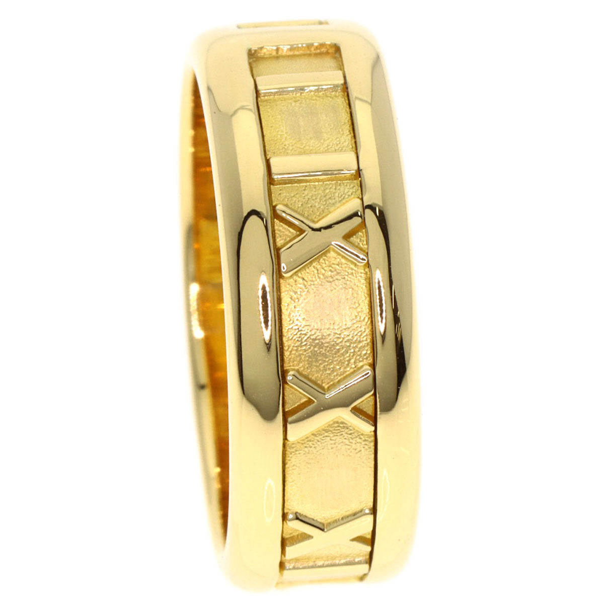 TIFFANY&Co. Atlas Ring K18 Yellow Gold Ladies [Used]