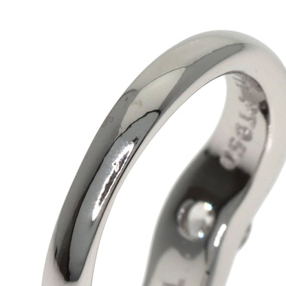 ティファニー エルサペレッティ カーブドバンド ダイヤモンド リング・指輪 プラチナPT950 レディース 【中古】【TIFFANY&Co.】