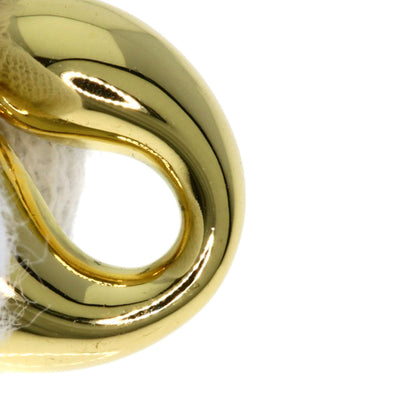 TIFFANY&Co. Double teardrop Pendant top K18 Yellow Gold Ladies [Used]