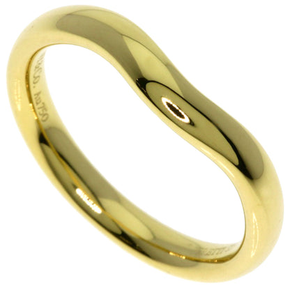 TIFFANY&Co. Curved band Ring K18 Yellow Gold Ladies [Used]