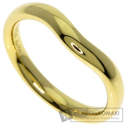 TIFFANY&Co. Curved band Ring K18 Yellow Gold Ladies [Used]