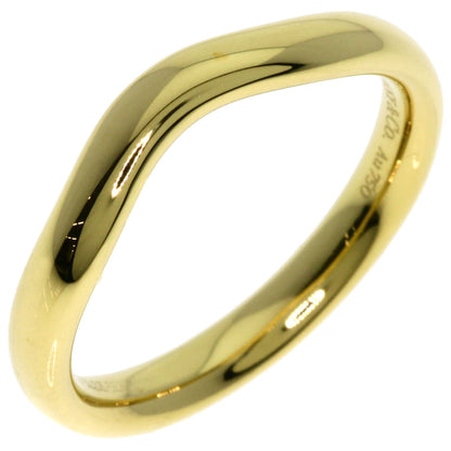 TIFFANY&Co. Curved band Ring K18 Yellow Gold Ladies [Used]