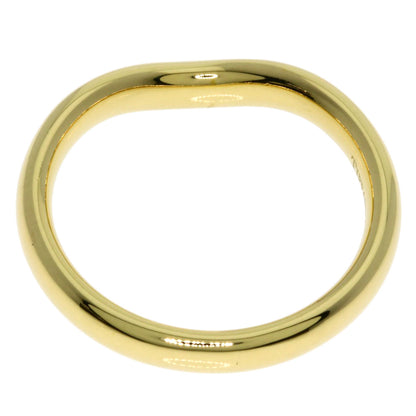TIFFANY&Co. Curved band Ring K18 Yellow Gold Ladies [Used]