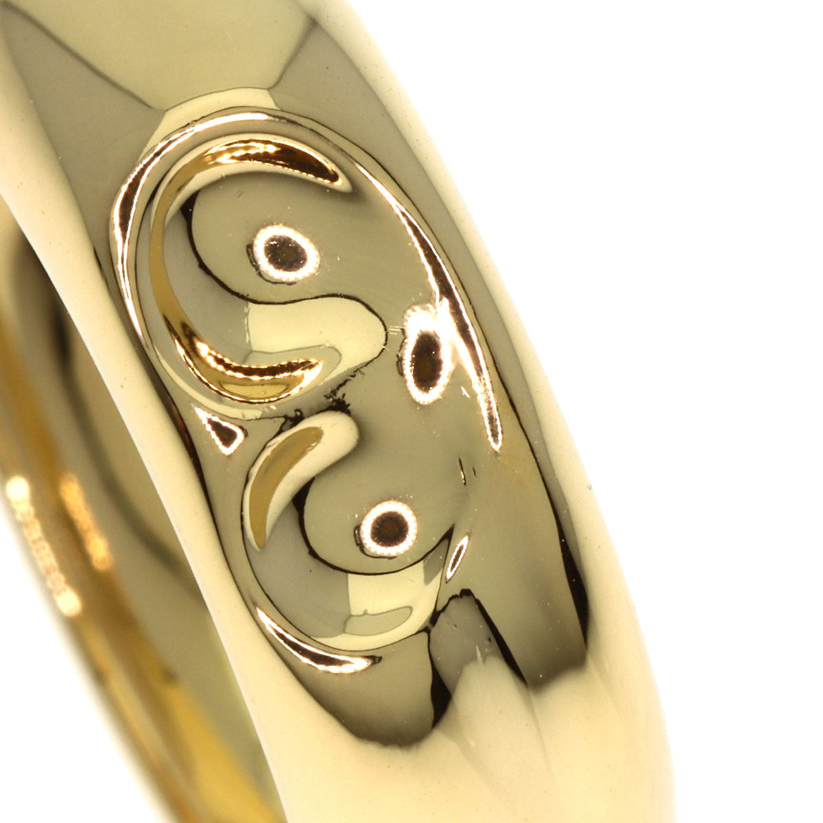 TIFFANY&Co. Full heart Ring K18 Yellow Gold Ladies [Used]