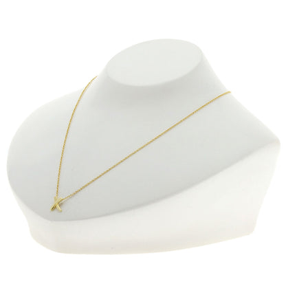 TIFFANY&Co. kiss Necklace K18 Yellow Gold Ladies [Used]