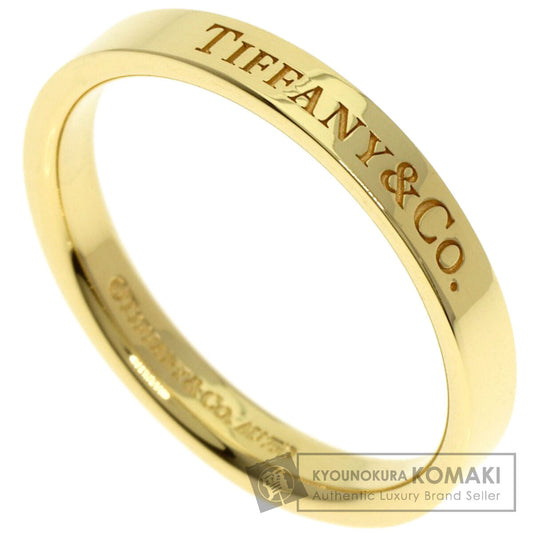 TIFFANY&Co. Flat band Ring K18 Yellow Gold Ladies [Used]