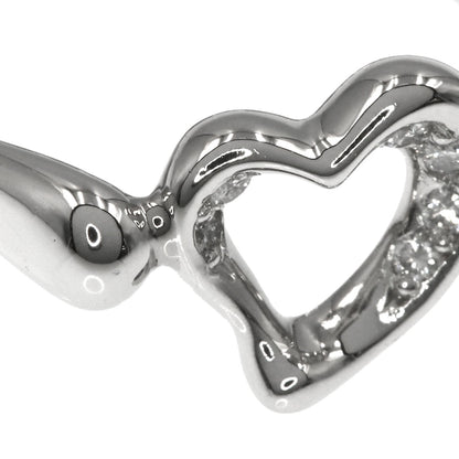 TIFFANY&Co. Open Heart Diamond Ring Platinum PT950 Ladies [Used]