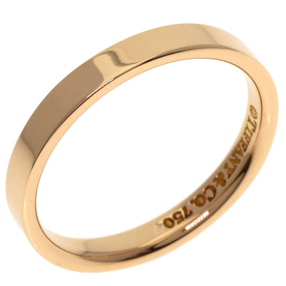TIFFANY&Co. Flat band Ring K18 Pink Gold Ladies [Used]