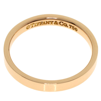 TIFFANY&Co. Flat band Ring K18 Pink Gold Ladies [Used]