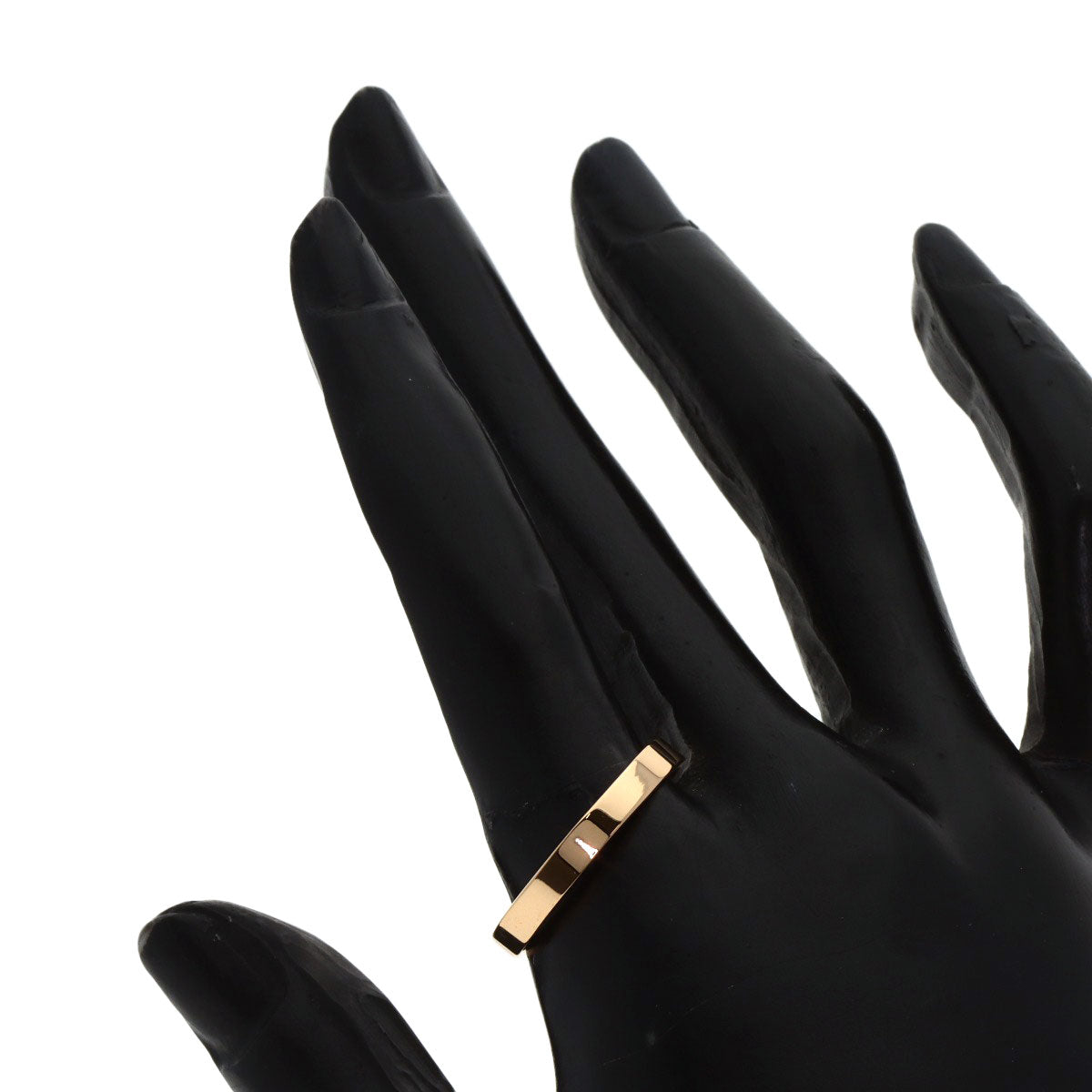 TIFFANY&Co. Flat band Ring K18 Pink Gold Ladies [Used]