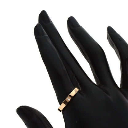 TIFFANY&Co. Flat band Ring K18 Pink Gold Ladies [Used]