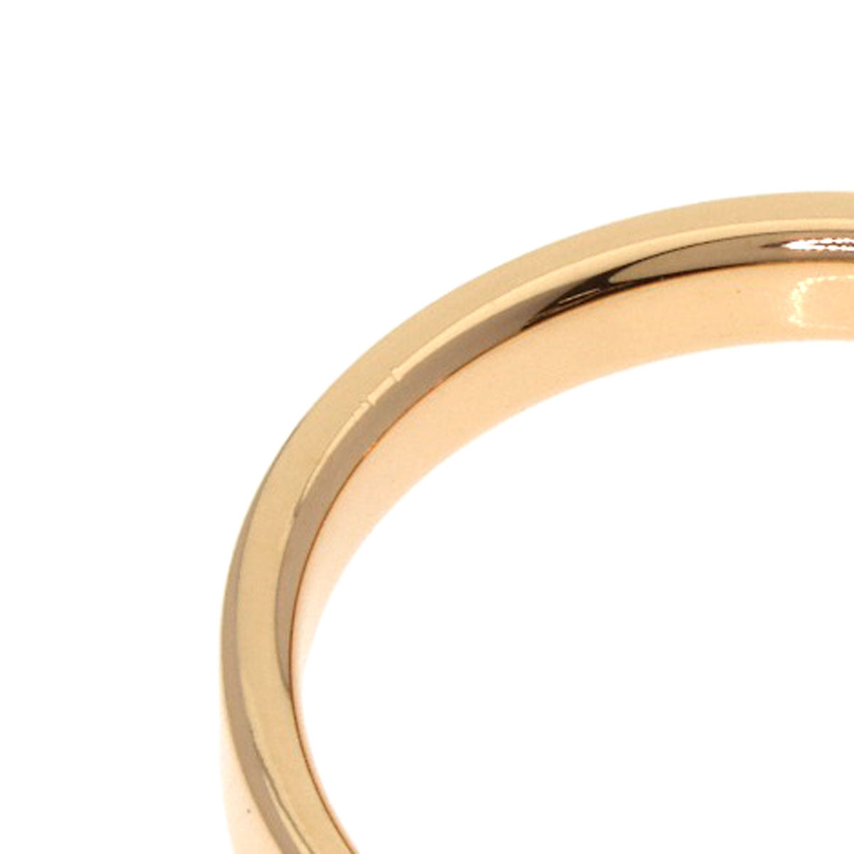 TIFFANY&Co. Flat band Ring K18 Pink Gold Ladies [Used]