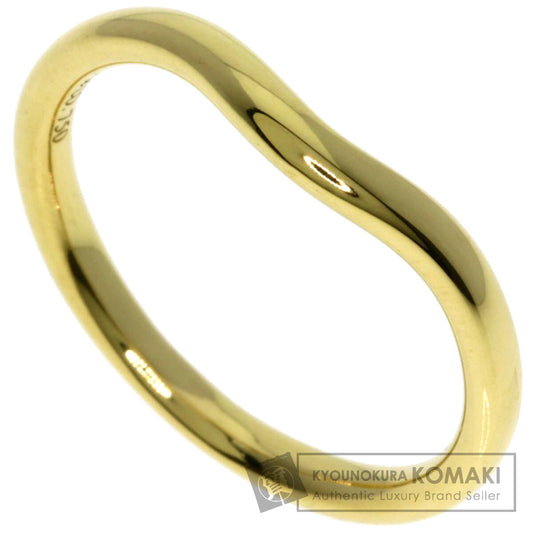 TIFFANY&Co. Curved band Ring K18 Yellow Gold Ladies [Used]