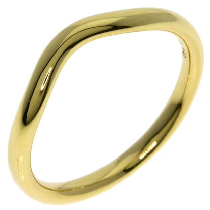 TIFFANY&Co. Curved band Ring K18 Yellow Gold Ladies [Used]