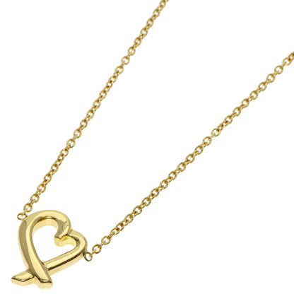 TIFFANY&Co. Loving heart Necklace K18 Yellow Gold Ladies [Used]