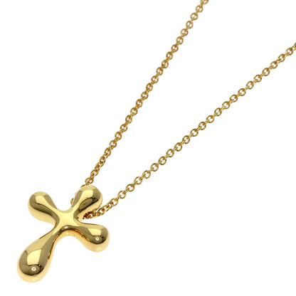TIFFANY&Co. Small cross Necklace K18 Yellow Gold Ladies [Used]