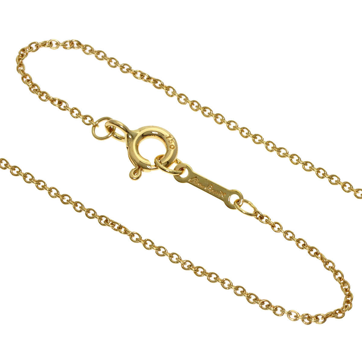 TIFFANY&Co. Small cross Necklace K18 Yellow Gold Ladies [Used]