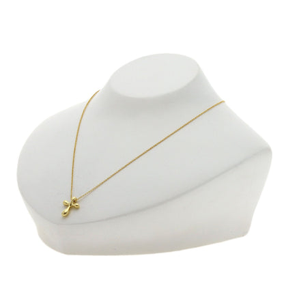 TIFFANY&Co. Small cross Necklace K18 Yellow Gold Ladies [Used]