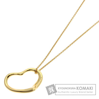 TIFFANY&Co. Open heart Necklace K18 Yellow Gold Ladies [Used]