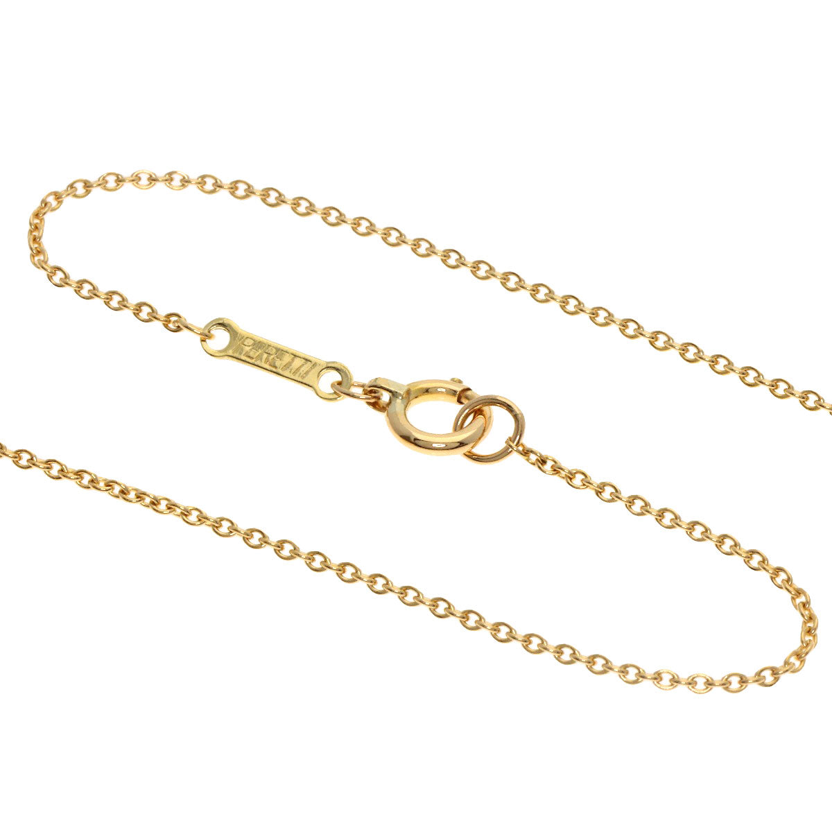 TIFFANY&Co. Open heart Necklace K18 Yellow Gold Ladies [Used]